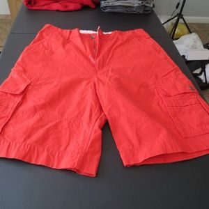 Red Levi's Cargo Shorts